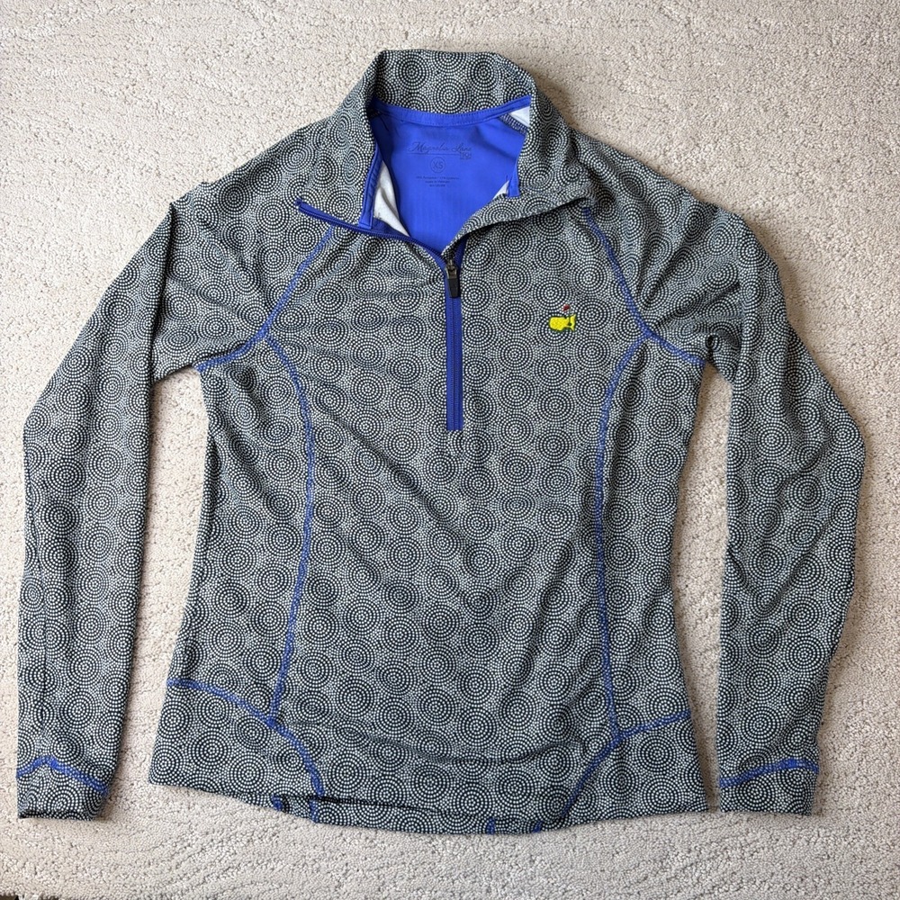 Women's Magnolia Lane XS 50+ UPF Golf Masters Tech 1/4 Zip‎ Pullover